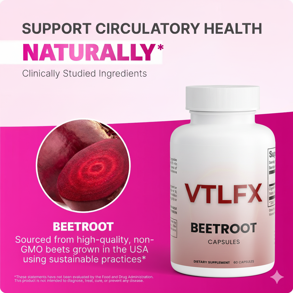 VTLFX Beetroot Capsules To Support Circulation And Vitality*