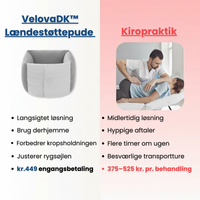 VelovaDK™ Lændestøttepude – Ergonomisk Søvnstøtte