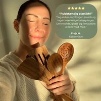 VelovaDK Eksklusive Teaktræsredskaber | 7-delt Sæt uden Toksiner